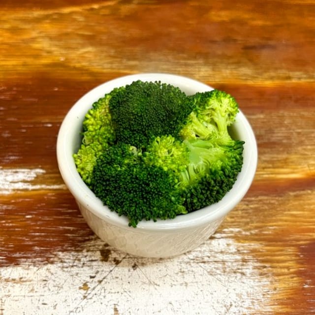 Steamed Broccoli.