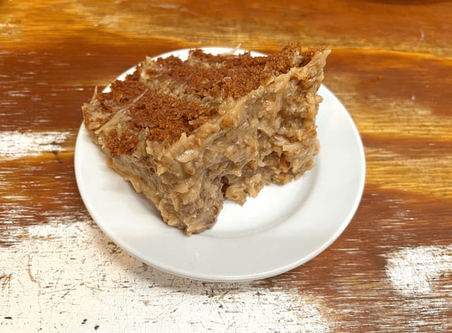 German Chocolate Cake.